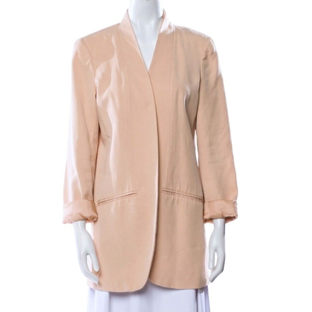 Eileen Fisher the Fisher Project Women's Blush Open Front Blazer Size‎ Medium